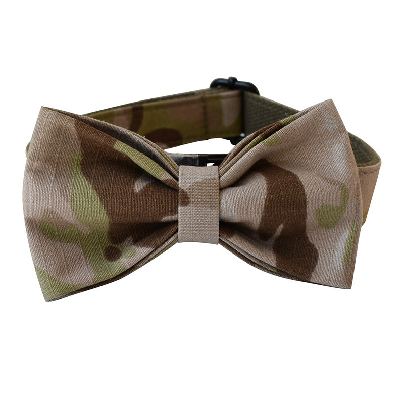 Camo Bowtie Collar and Leash Set