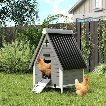 Happy Hen Coop - Outdoor Hen House with Nest Box & Easy-Clean Tray
