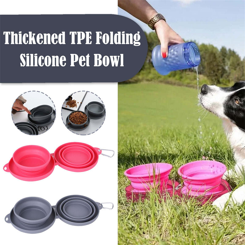 DuoFold Pet Travel Bowls