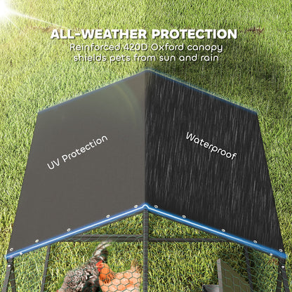 Metal Chicken Coop Waterproof & Anti-UV Cover