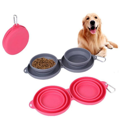 DuoFold Pet Travel Bowls