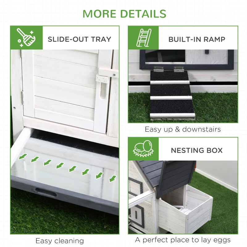 Roost & Run Coop With Nesting Box, Ramp, Run