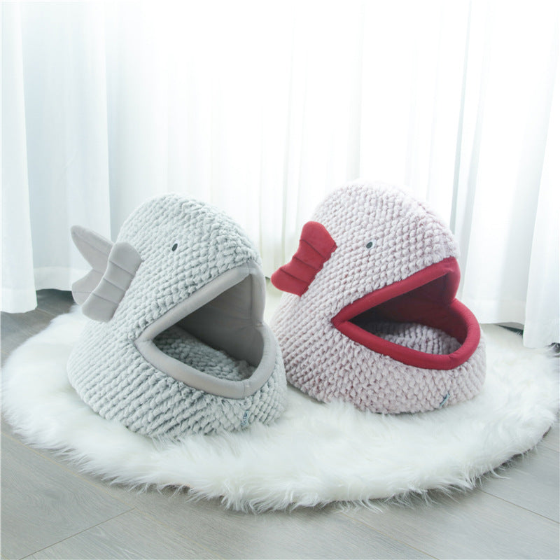 Fish Shaped Pet Bed