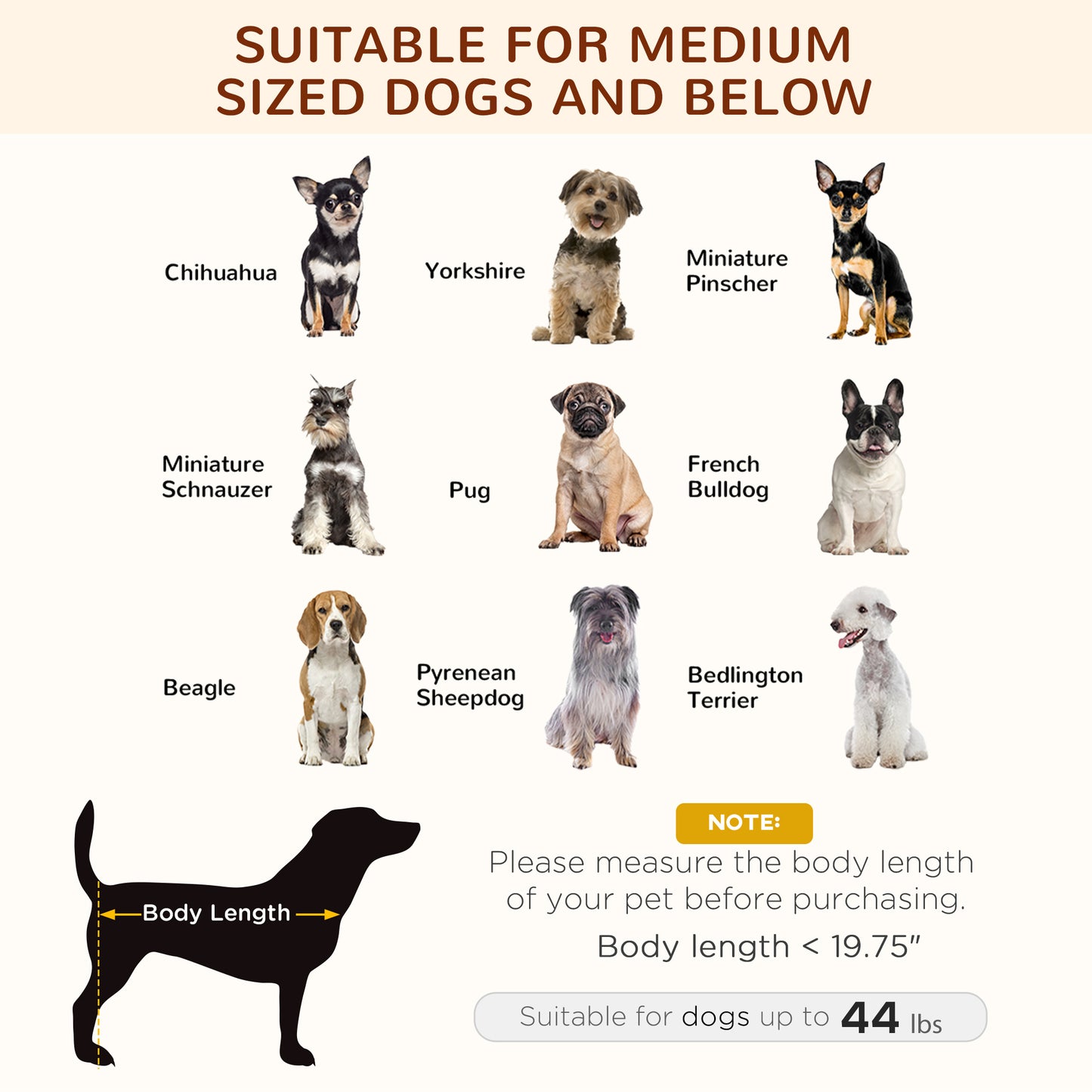 24" Elevated Dog Bed With Removable Canopy, UV Protection Canopy Shade