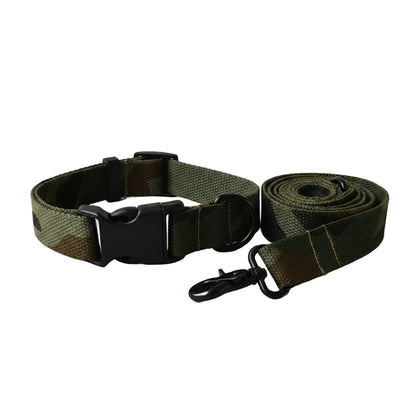 Camo Or Pink Collar & Leash Set