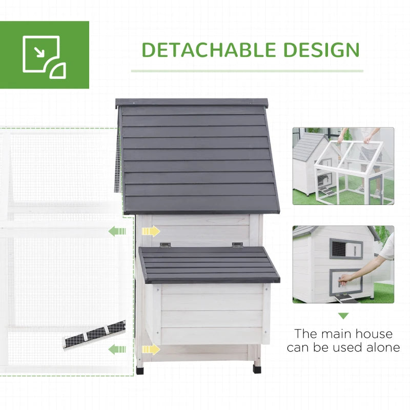 Roost & Run Coop With Nesting Box, Ramp, Run