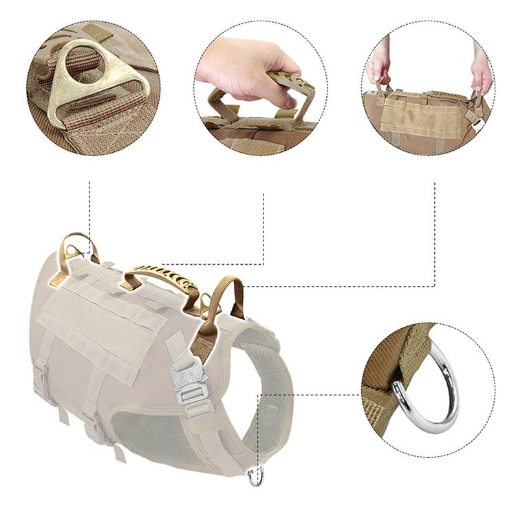 Malinois K9 Titan Tactical Harness Set