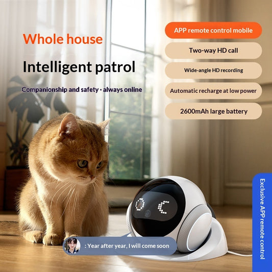 AI Pet Mobile Camera Remote Monitoring Pet Robot