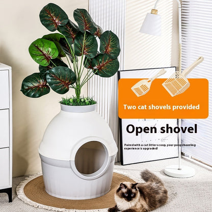 Flower Pot Litter Box