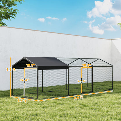 Metal Chicken Coop Waterproof & Anti-UV Cover
