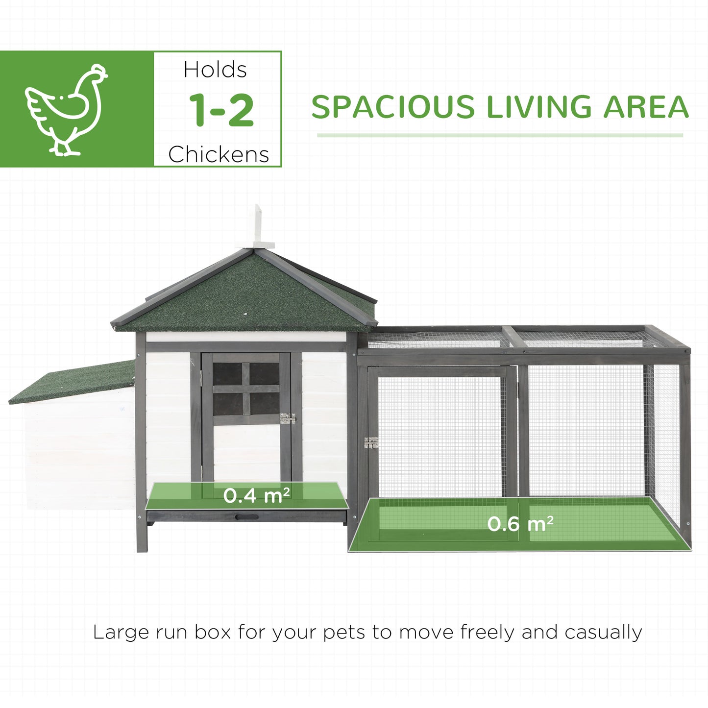 CoopNest Pro Chicken Coop with Nesting Box