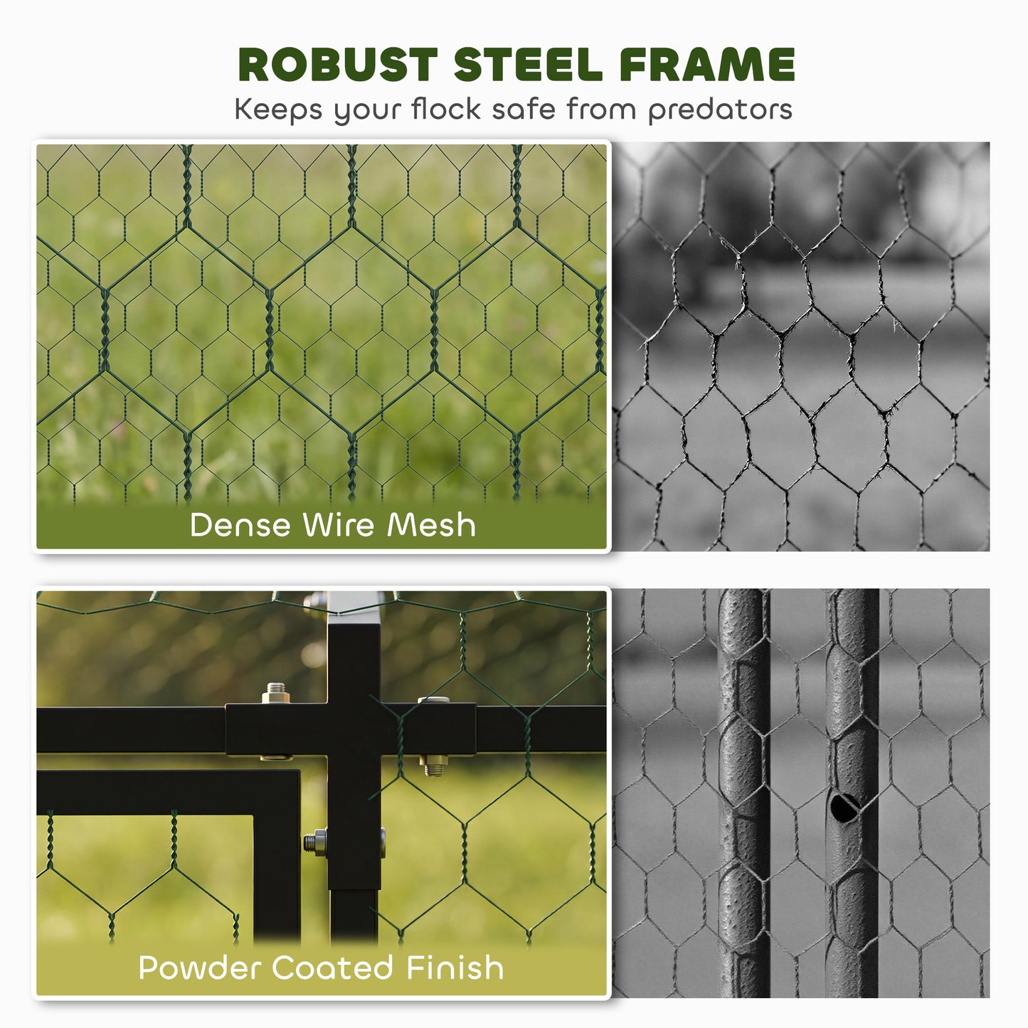 Metal Chicken Coop Waterproof & Anti-UV Cover