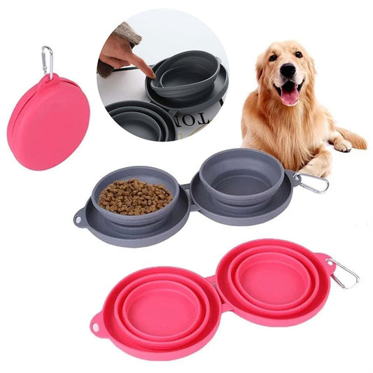 DuoFold Pet Travel Bowls