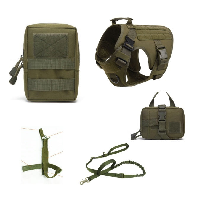 K9 BattleGear Tactical 5 Piece Harness Set