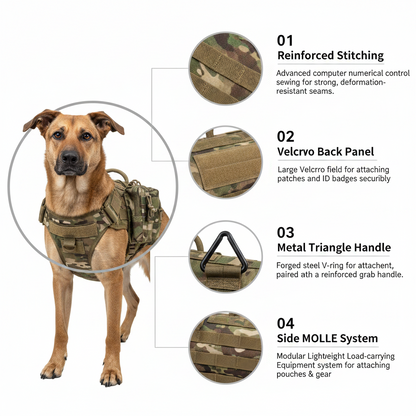 K9 Sentinel Waterproof Tactical Vest System