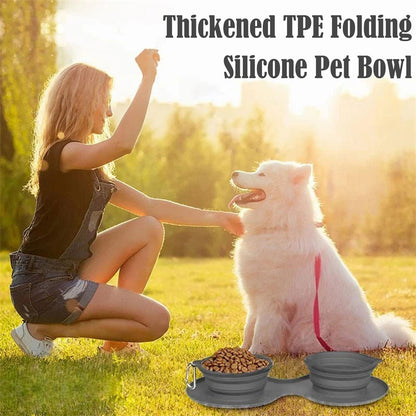 DuoFold Pet Travel Bowls