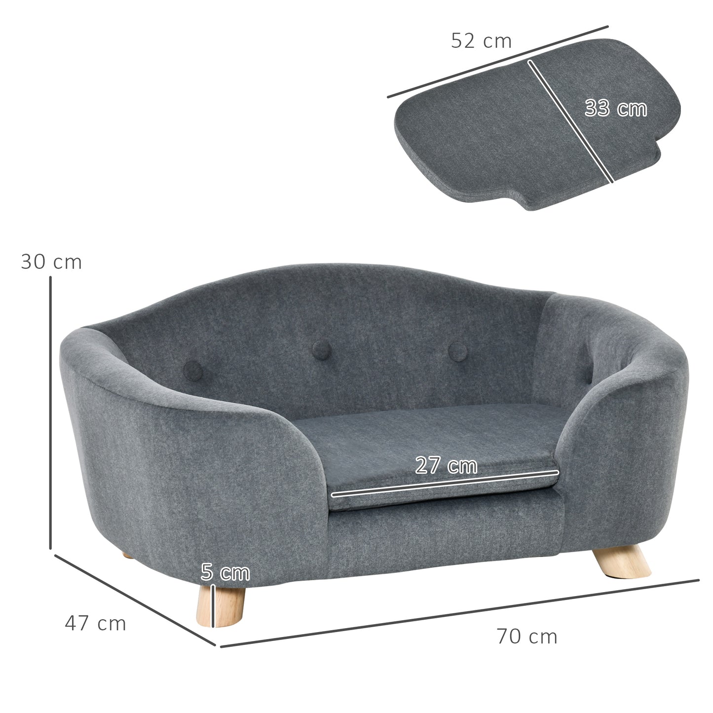 PawHut Sofa Bed
