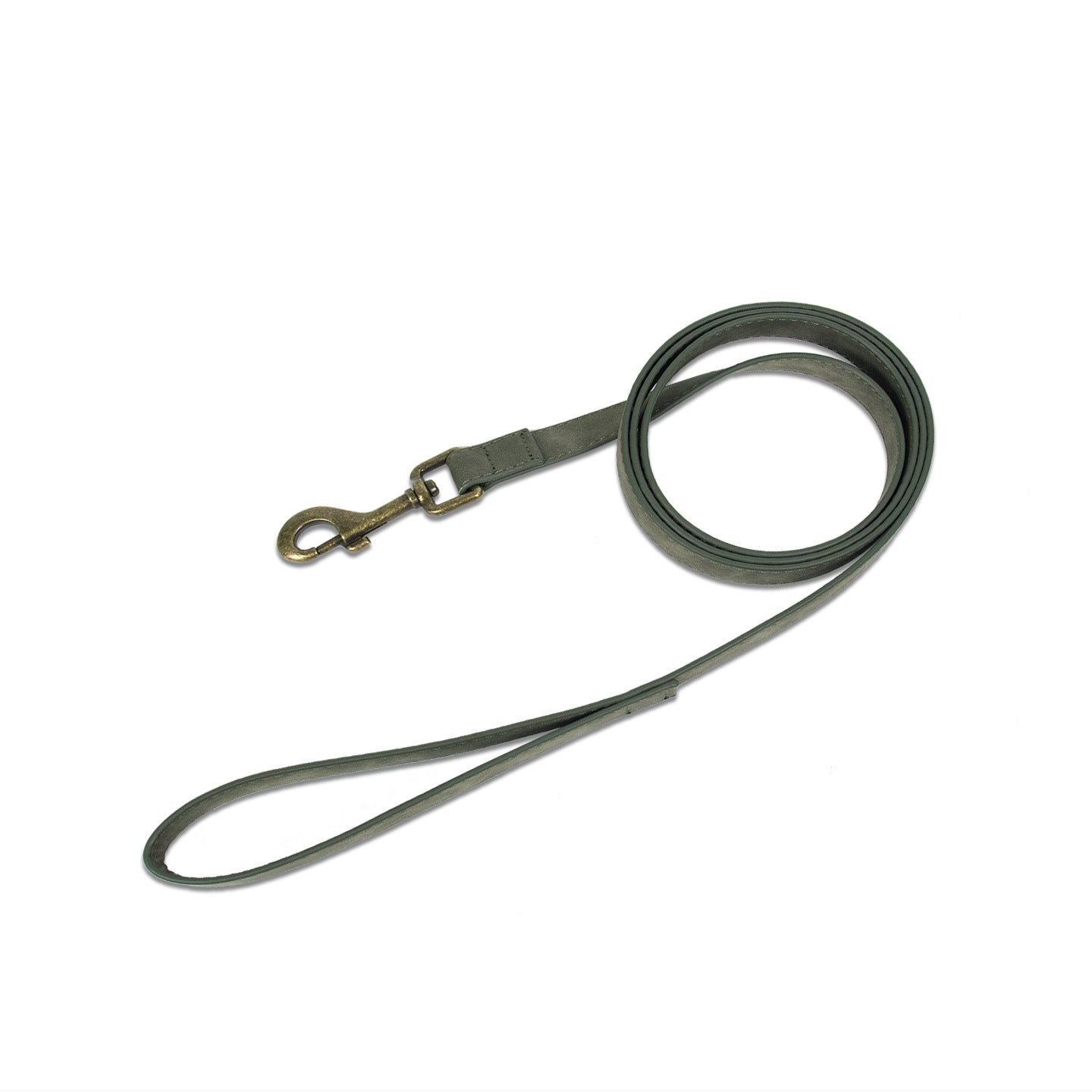 Vintage Suede Collar & Leash Set