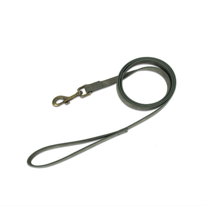 Vintage Suede Collar & Leash Set