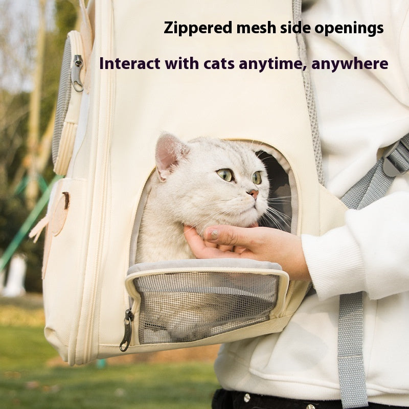 SnugglePaws Backpack - Soft, Breathable & Spacious