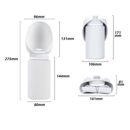 EasyFold Pet Bottle-Flexible Silicone Travel Dispenser