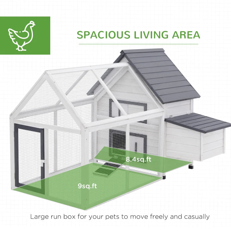Roost & Run Coop With Nesting Box, Ramp, Run
