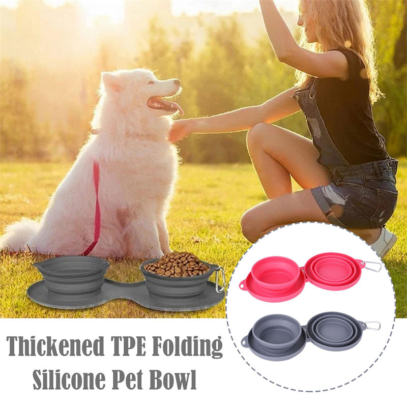 DuoFold Pet Travel Bowls