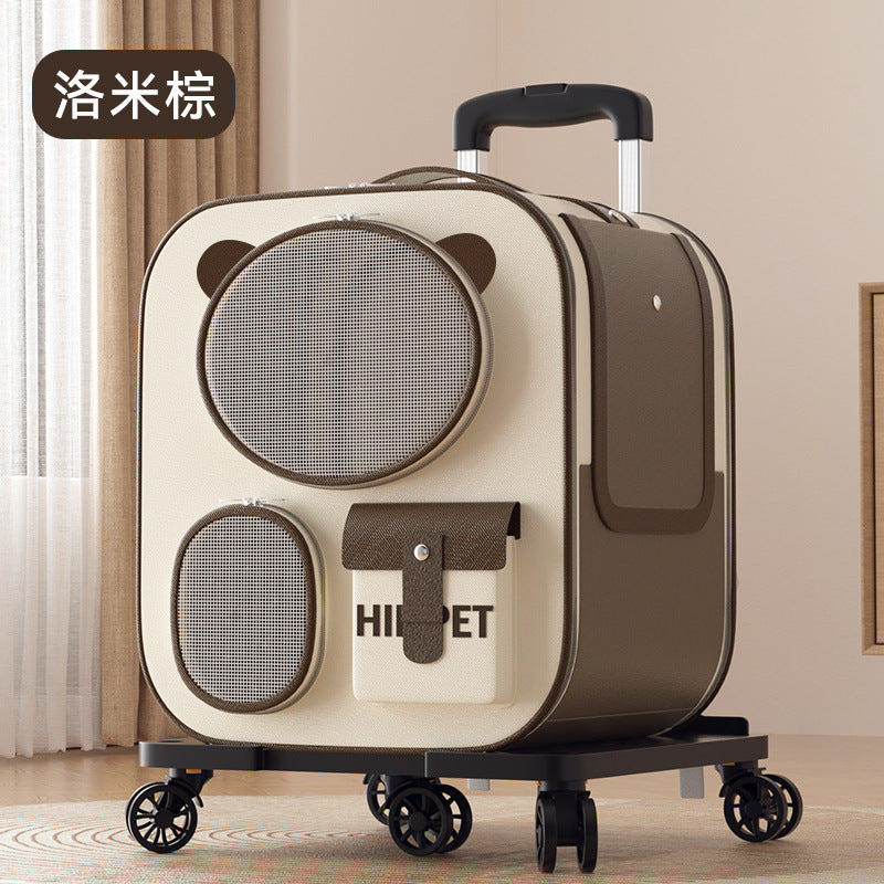 HIPIPET Cat Travel Backpack & Luggage Style Comfort Carrier
