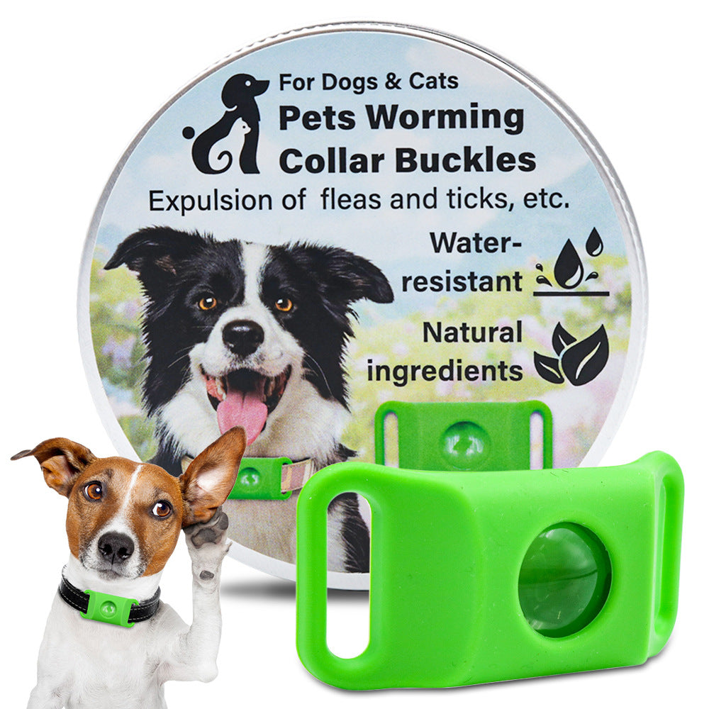 Pet Worming Collar Buckles