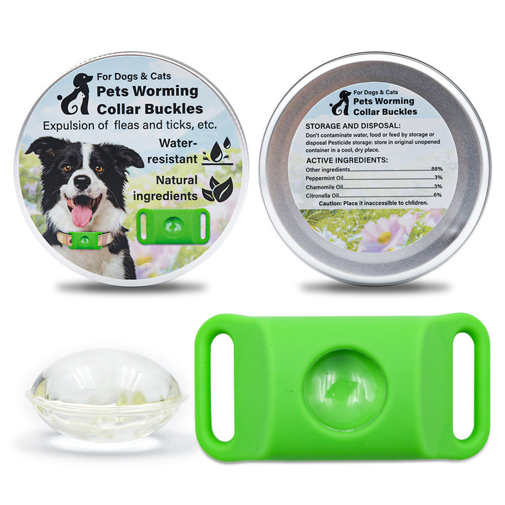 Pet Worming Collar Buckles