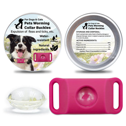 Pet Worming Collar Buckles