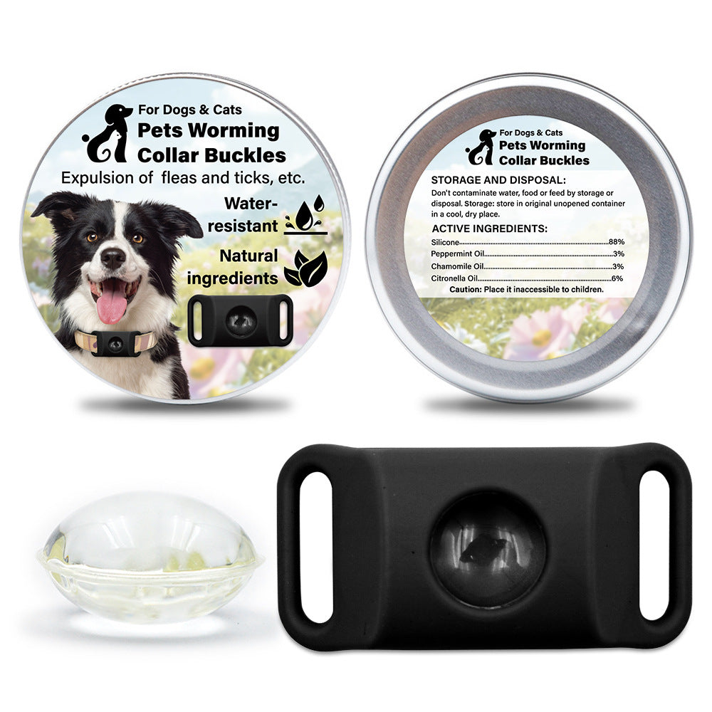 Pet Worming Collar Buckles