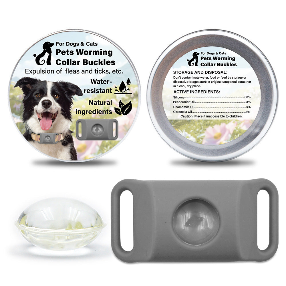 Pet Worming Collar Buckles