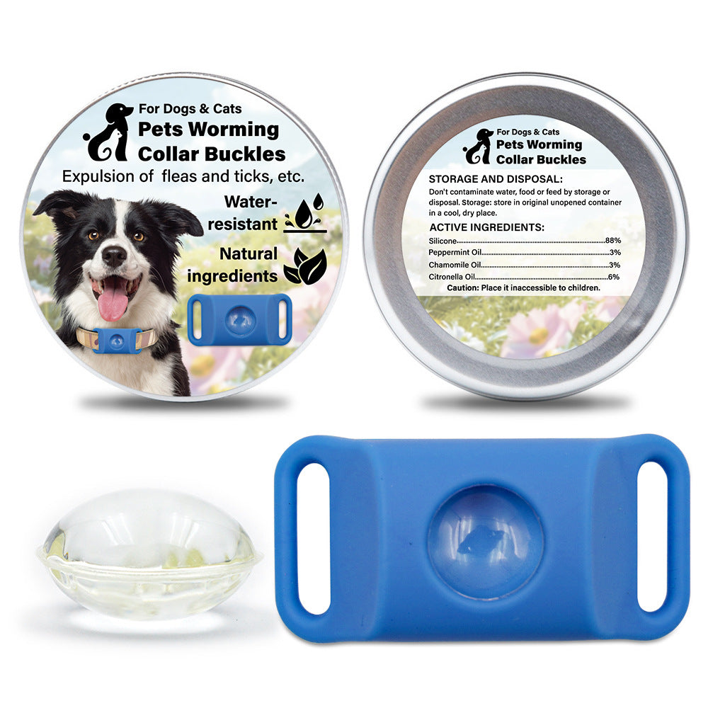 Pet Worming Collar Buckles