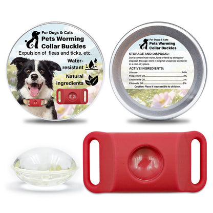 Pet Worming Collar Buckles
